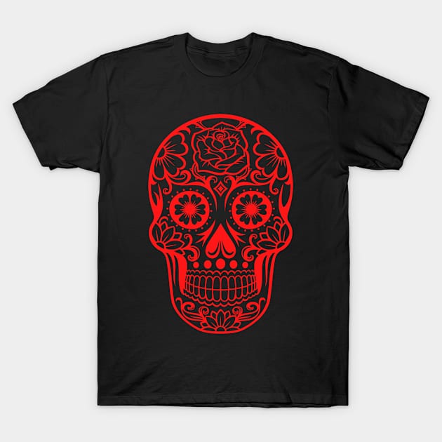 Dia De Los Muertos Design | Sugar Skull Design. T-Shirt by Tees by Confucius